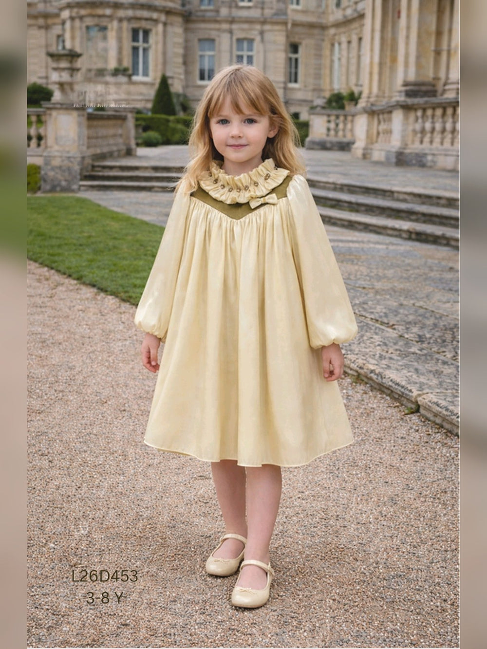 Cream Smocked Long Dress - Fabulla Fashion