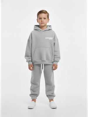 Grey Hoodie and Jogger Set - Fabulla Fashion