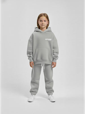 Grey Hoodie and Jogger Set - Fabulla Fashion