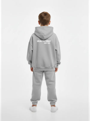 Grey Hoodie and Jogger Set - Fabulla Fashion
