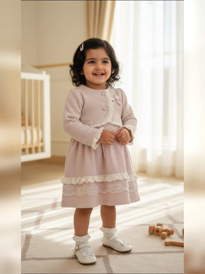 Grey Peter Pan Collar Dress - Fabulla Fashion
