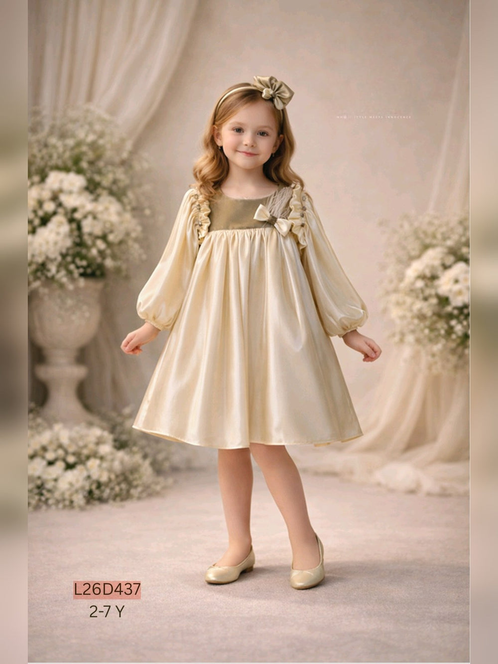 Ivory Occasion Dress - Fabulla Fashion