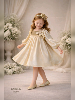 Ivory Occasion Dress - Fabulla Fashion
