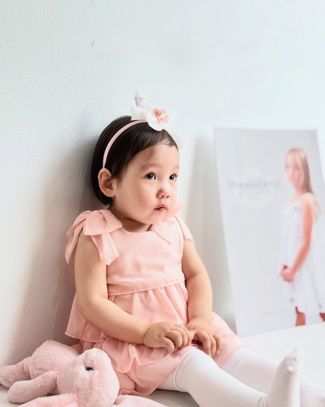 MonaRosa Milano baby Pink Dress