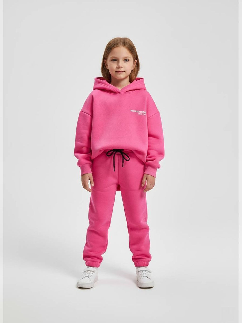 Pink Hoodie and Jogger Set - Fabulla Fashion