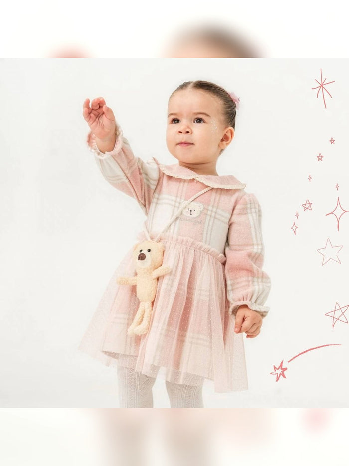 Pink Tulle Party Dress - Fabulla Fashion