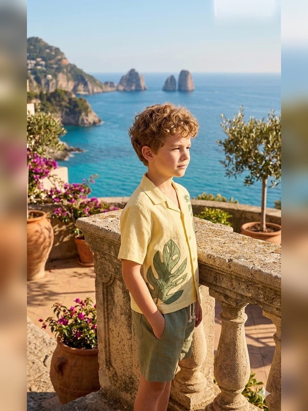 Yellow Polo and Shorts Set - Fabulla Fashion